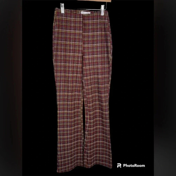 Urban outfitters flared plaid pants Size XS - Picture 1 of 5